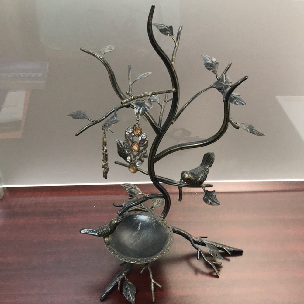 Jewelry stand for earrings, rings and bracelets